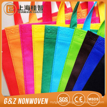 non-woven fabric colorful shopping bag eco-friendly biodegradable